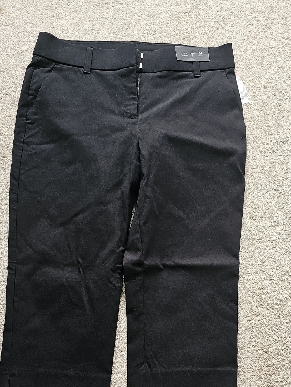 Womens Maurices Bengaline Mid Rise Dress Capri Pants Medium